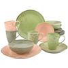 Kombinirani Servis Nature Vintage Garden, 16-Delni - roza/modra, Trend, keramika - Creatable