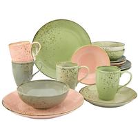 Kombinirani Servis Nature Vintage Garden, 16-Delni - roza/modra, Trend, keramika - Creatable