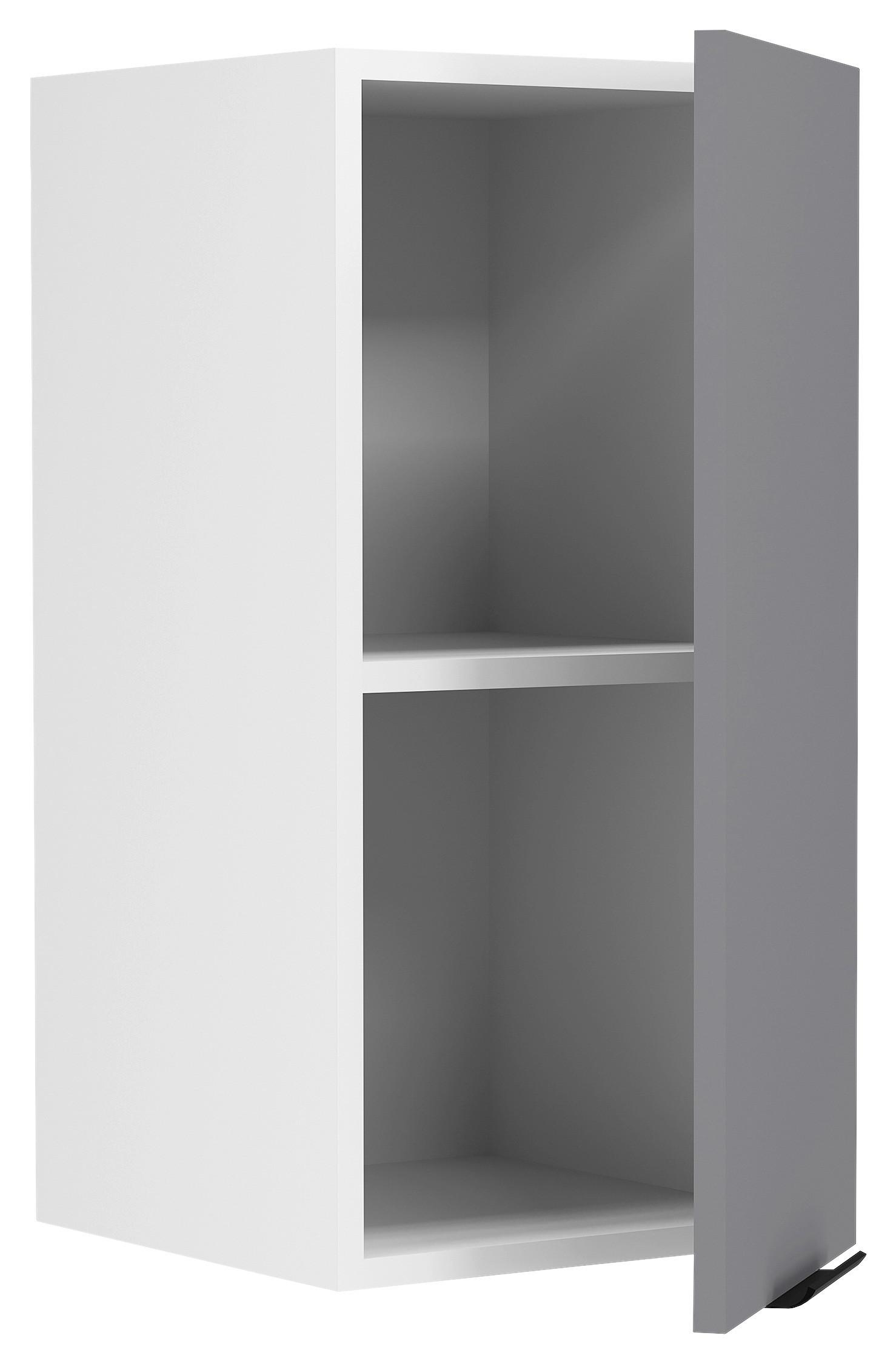 KÜCHENOBERSCHRANK FASOLA - Weiss/Anthrazit, Trend, Holzwerkstoff/Kunststoff (30/60/31cm) - MID.YOU