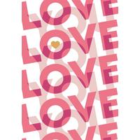 Postkarte Kupfergold Multicolor - KONVENTIONELL, Papier (17.5/12cm)