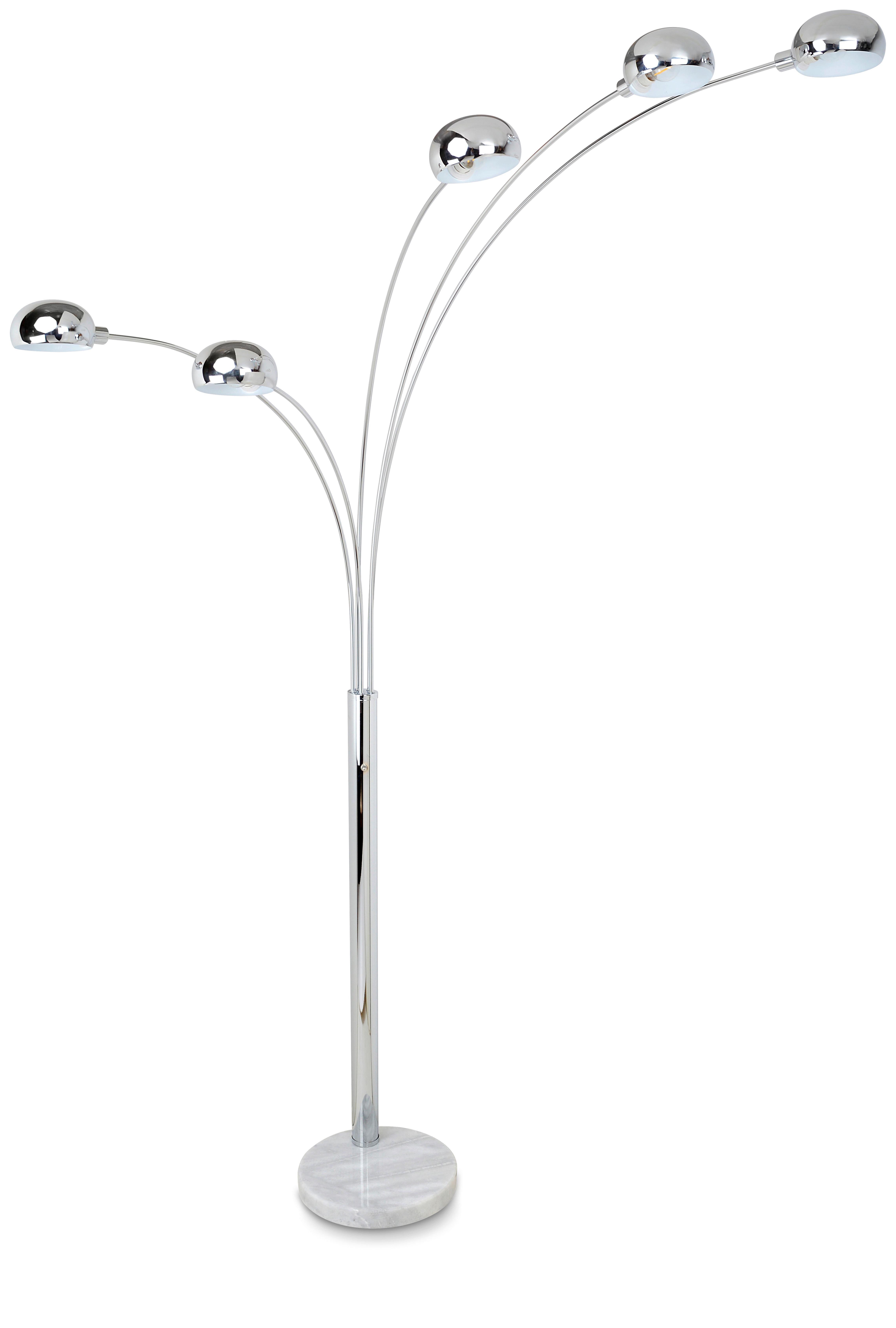 GOLVLAMPA TURLE -AKT- - kromfärg, Modern, metall (130/200cm) - Mömax