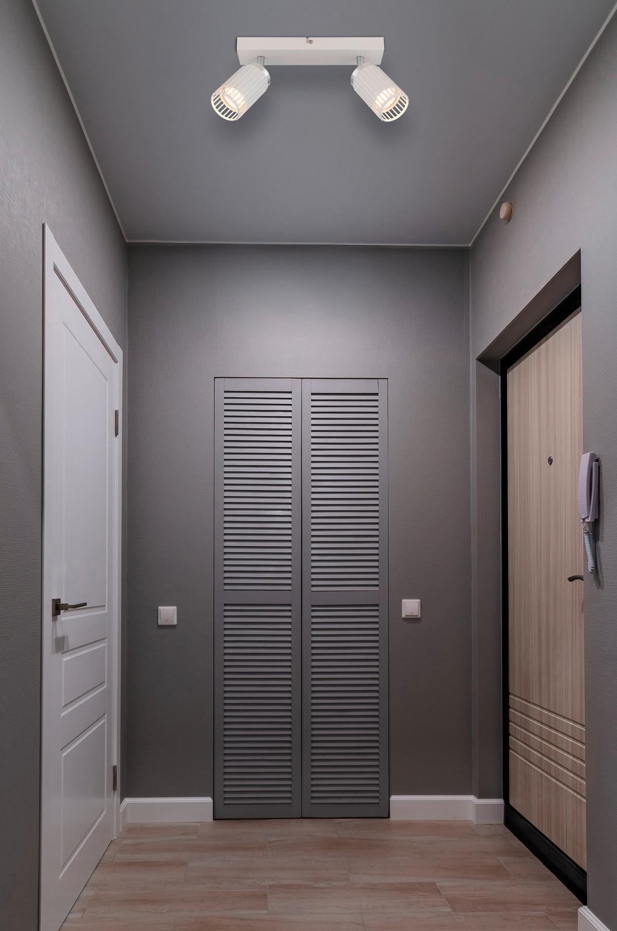 STRAHLER 57906-2W KORBEN - Chromfarben/Weiss, Design, Metall (26/12,5/15,5cm) - Globo