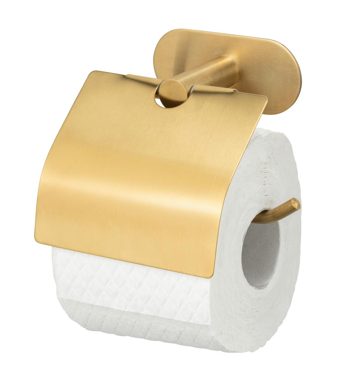Toilettenpapierhalter in Goldfarben - LIFESTYLE, Metall (14/12,5/7cm) - Mömax
