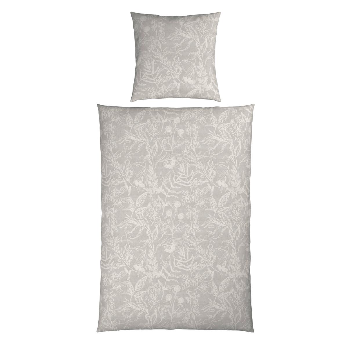 Bettwäsche Tylpur XL Hellgrau ca. 220x155cm - Hellgrau, Textil (155/220cm) - Mömax