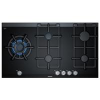 Gaskochfeld ER9A6SB70 Schwarz - Schwarz, KONVENTIONELL, Glas/Metall (91,2/4,5/52cm) - Siemens
