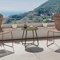 Masă auxiliară Uni - verde, Basics, metal (45/45/45cm) - Mömax