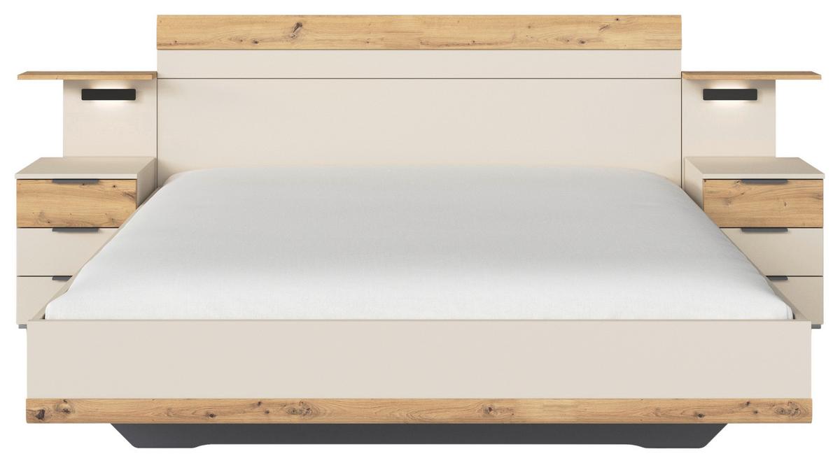 Ablage Ellmau Champagnerfarben - Champagner, KONVENTIONELL, Holzwerkstoff (38/80/12cm) - Premium Living