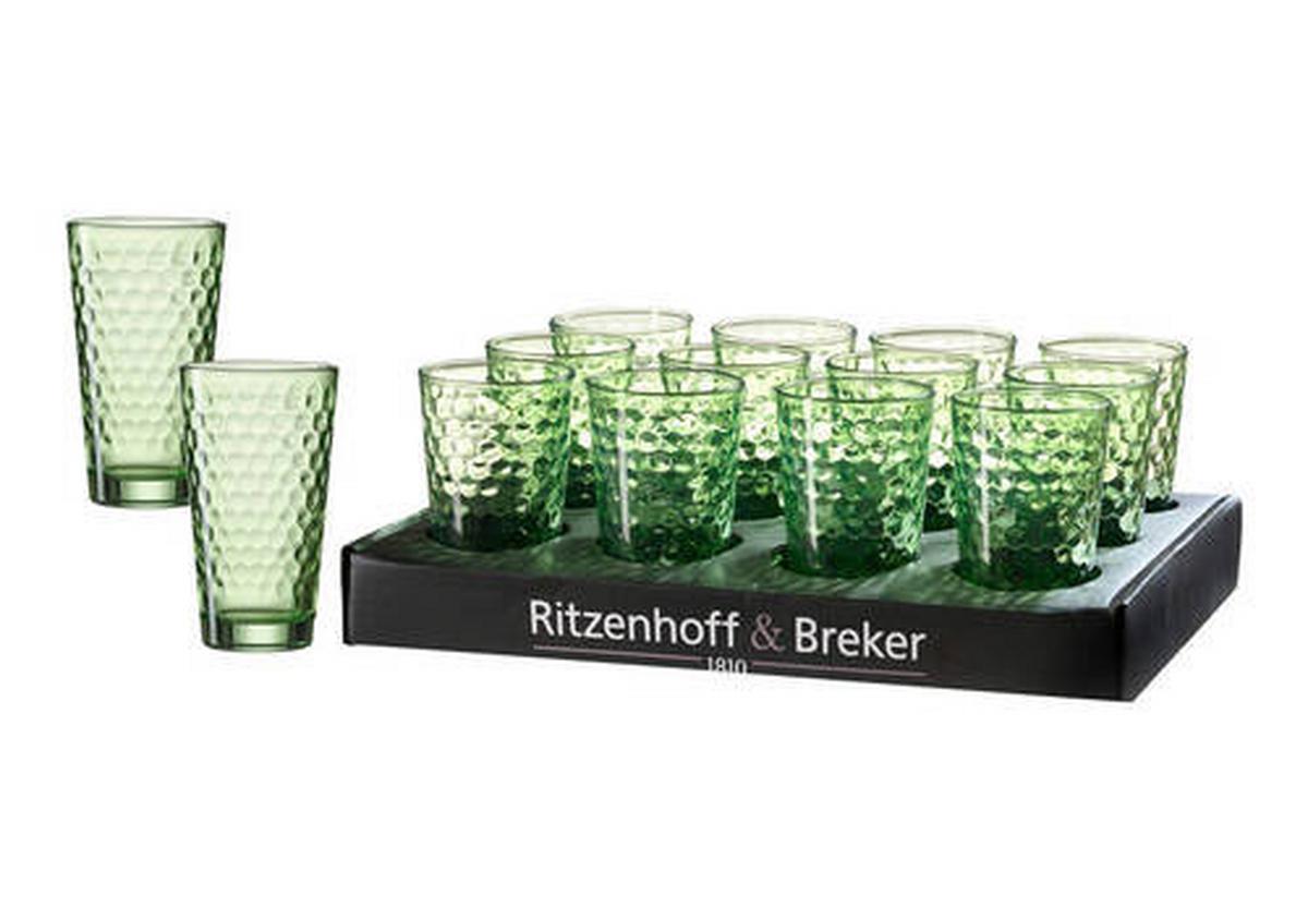 SZKLANKA DO DRINKÓW 819021 - zielony, Konventionell, szkło (400l) - Ritzenhoff Breker