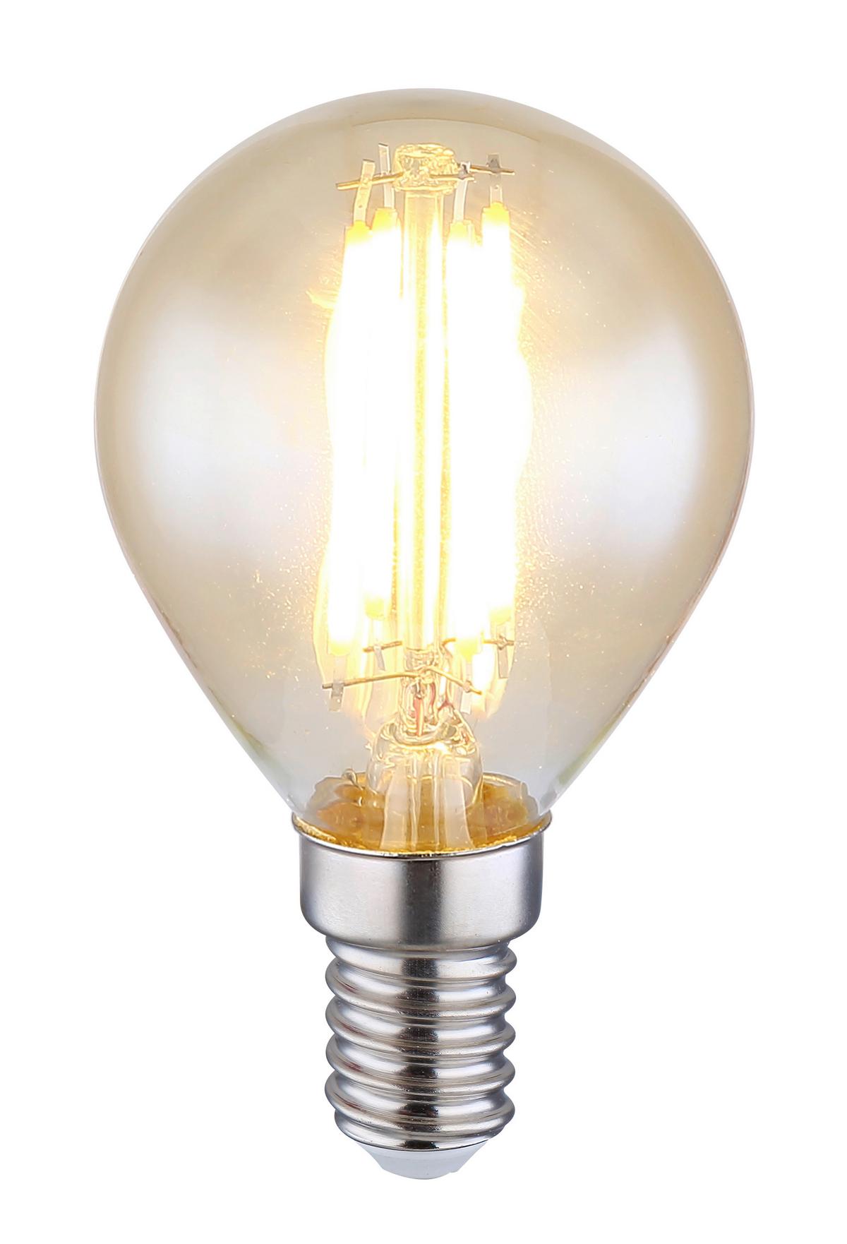 LED-Leuchtmittel 10589AK max. 4 Watt - Glas/Metall (4,5/7,8cm) - Globo