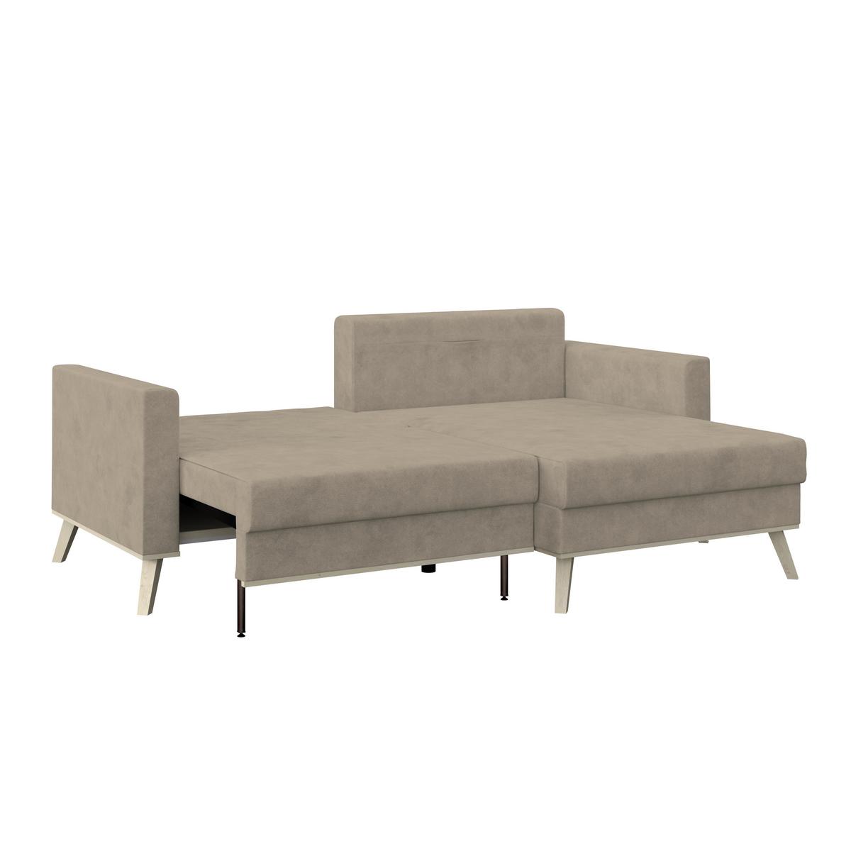 Coltar CARINI - crem, Basics, textil (222/152cm) - Modern Living