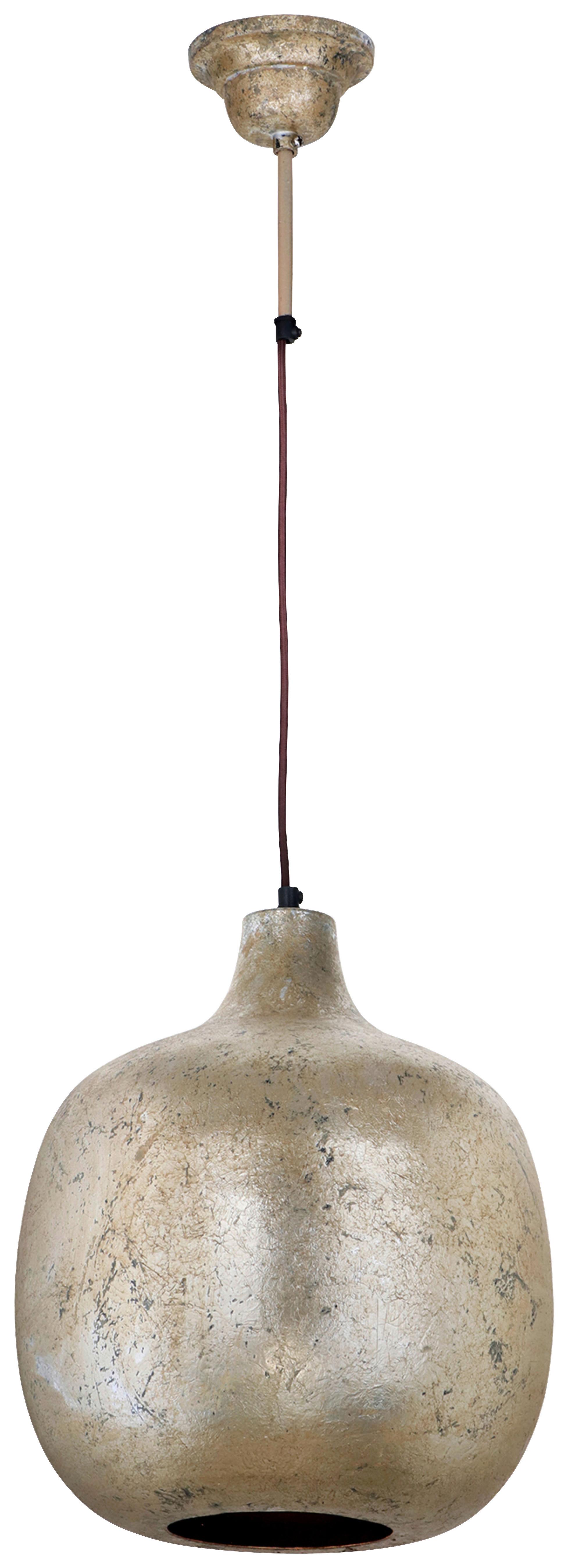 Hängeleuchte Mican 125 Hell Bronze - Bronzefarben, Basics, Metall (34/34/38cm) - Kayoom