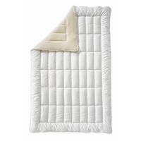 KOŁDRA CAŁOROCZNA COSIDORM UNO - kremowy, Basics, materiały naturalne/tkanina (135/200cm) - Billerbeck