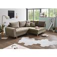 Wohnlandschaft in Sandfarbe 'Alice' - Sandfarben/Kieferfarben, KONVENTIONELL, Holzwerkstoff/Kunststoff (249/175cm) - Livetastic Wohnlandschaft in Sandfarbe 'Alice' - Sandfarben/Kieferfarben, KONVENTIONELL, Holzwerkstoff/Kunststoff (249/175cm) - Livetastic