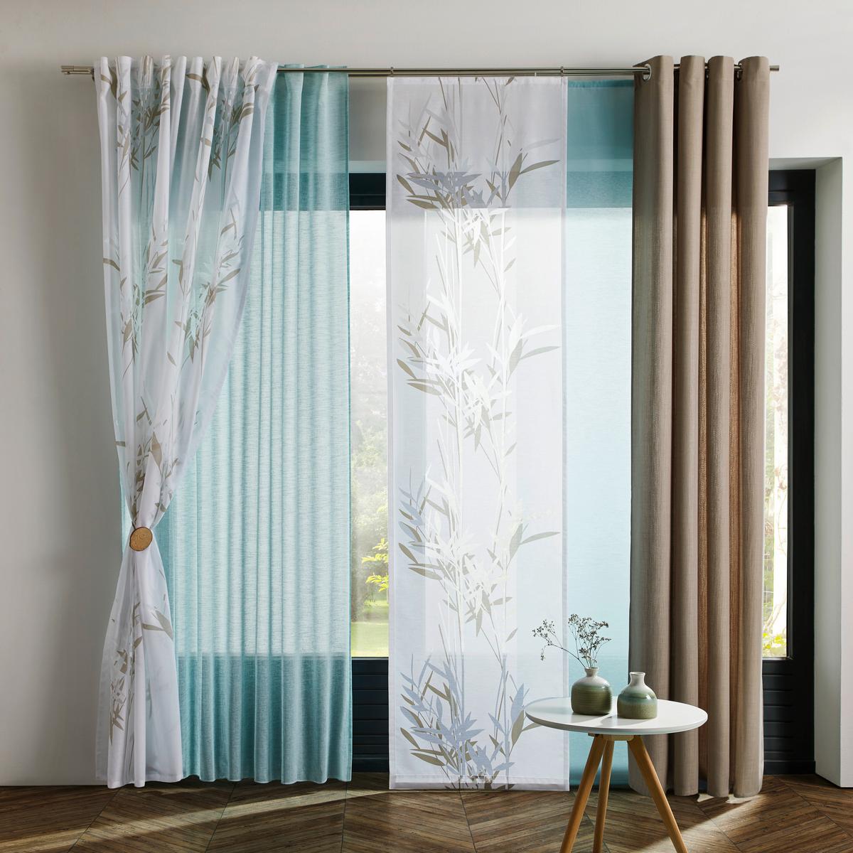 Perdea prefabricată Sigrid - albastru, Romantik / Landhaus, textil (140/245cm) - Premium Living