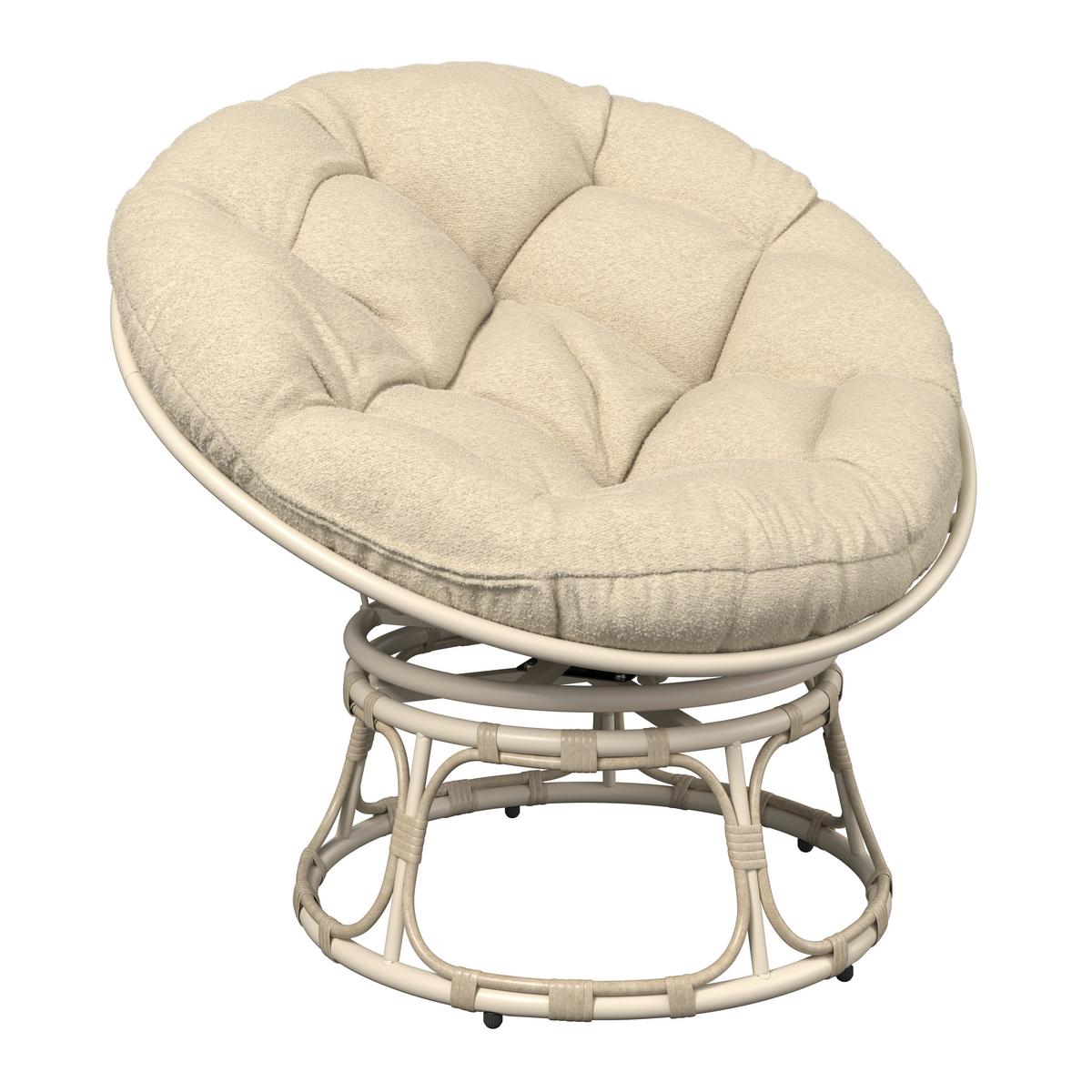 Vrtna Relaks Stolica Hermi - bež, Basics, metal/tekstil (99/82/99cm)