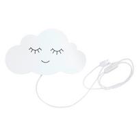 LAMPKA NOCNA DZIECIĘCA WOLKEN LEUCHTE - czarny/biały, Trend, materiał drewnopochodny (25/14,2/1,5cm) - My Baby Lou