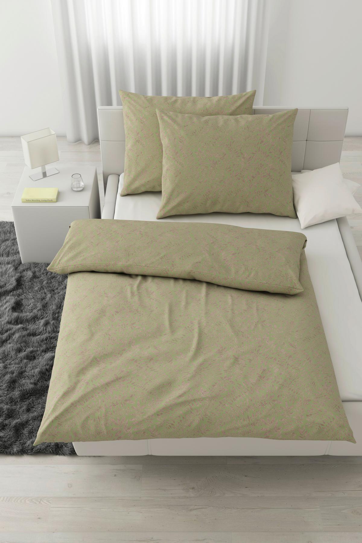 Lenjerie de pat Lorita cca. 200x220/2x50x70 cm - verde, textil (200/220cm) - Modern Living