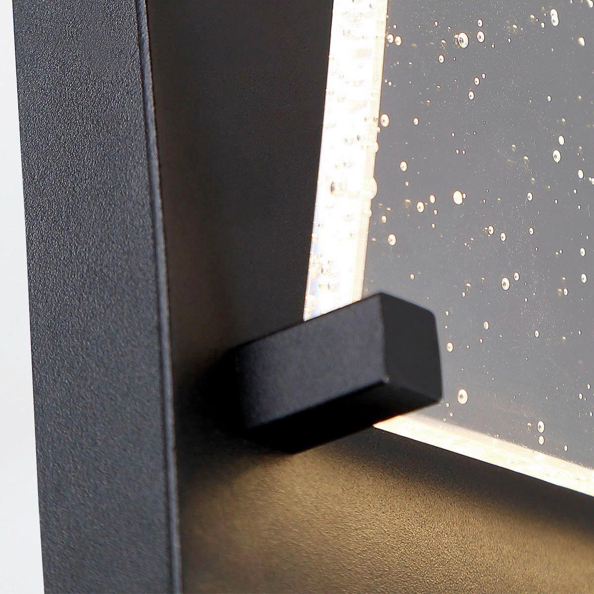 Kültéri Falilámpa Qn-Kabo-M-Bk - fekete, Konventionell, üveg/fém (50,9/17,3/6,7cm) - Elstead Lighting