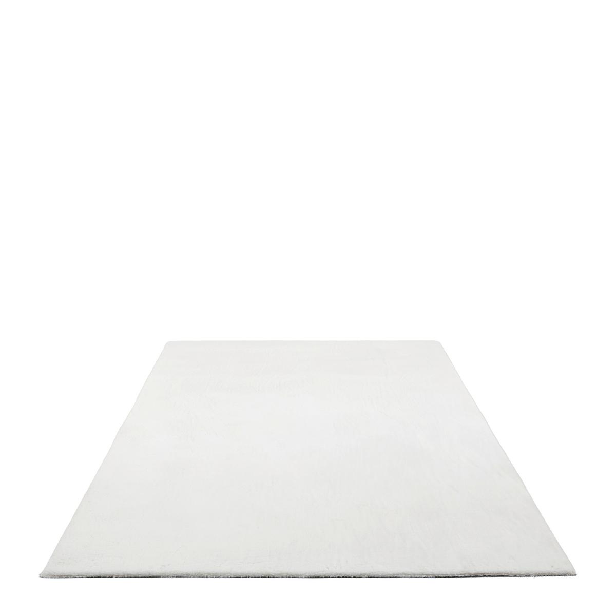 DYWAN Z WYSOKIM RUNEM LAGOS - biały, Design, tkanina (160/230cm) - Novel