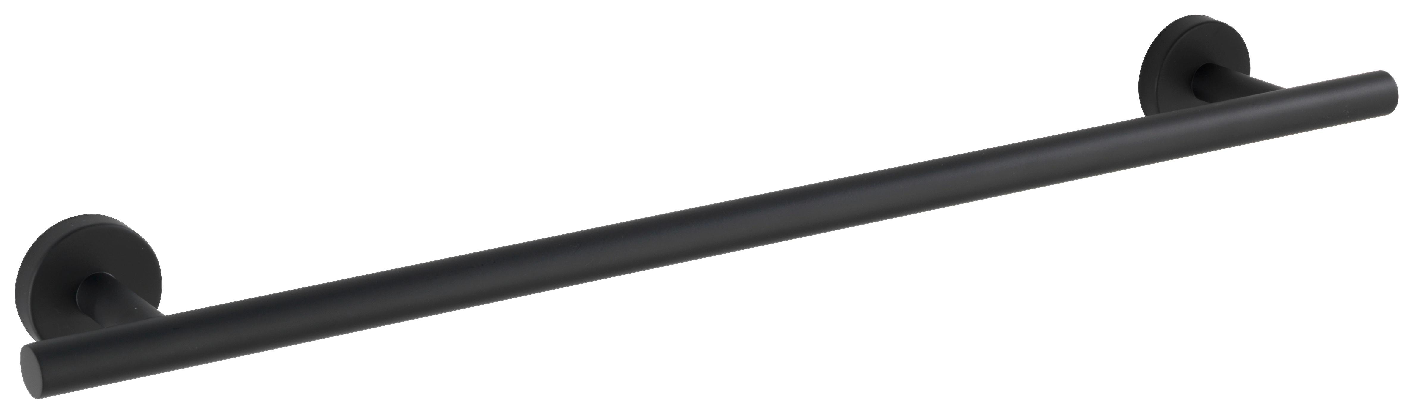 WIESZAK NA RĘCZNIK BOSIO BLACK - czarny, Basics, metal (60/7/5,5cm) - Wenko