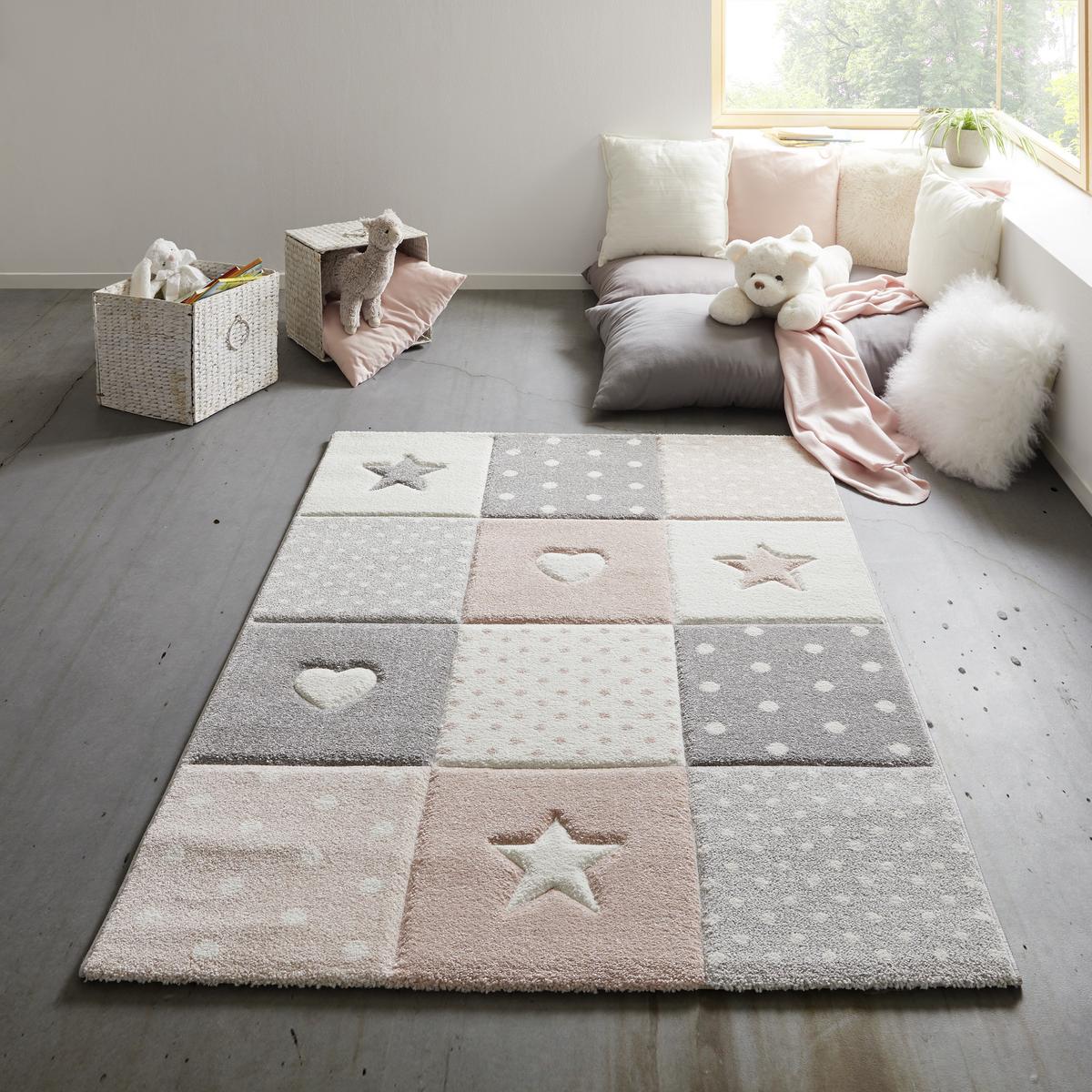 Kinderteppich Minnie Rosa ca. 100x150cm - Rosa (100/150cm) - Mömax