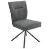 STOL ELLEN GIGA S - svart/antracit, Modern, metall/textil (49/90,5/65,5cm) - Premium Living