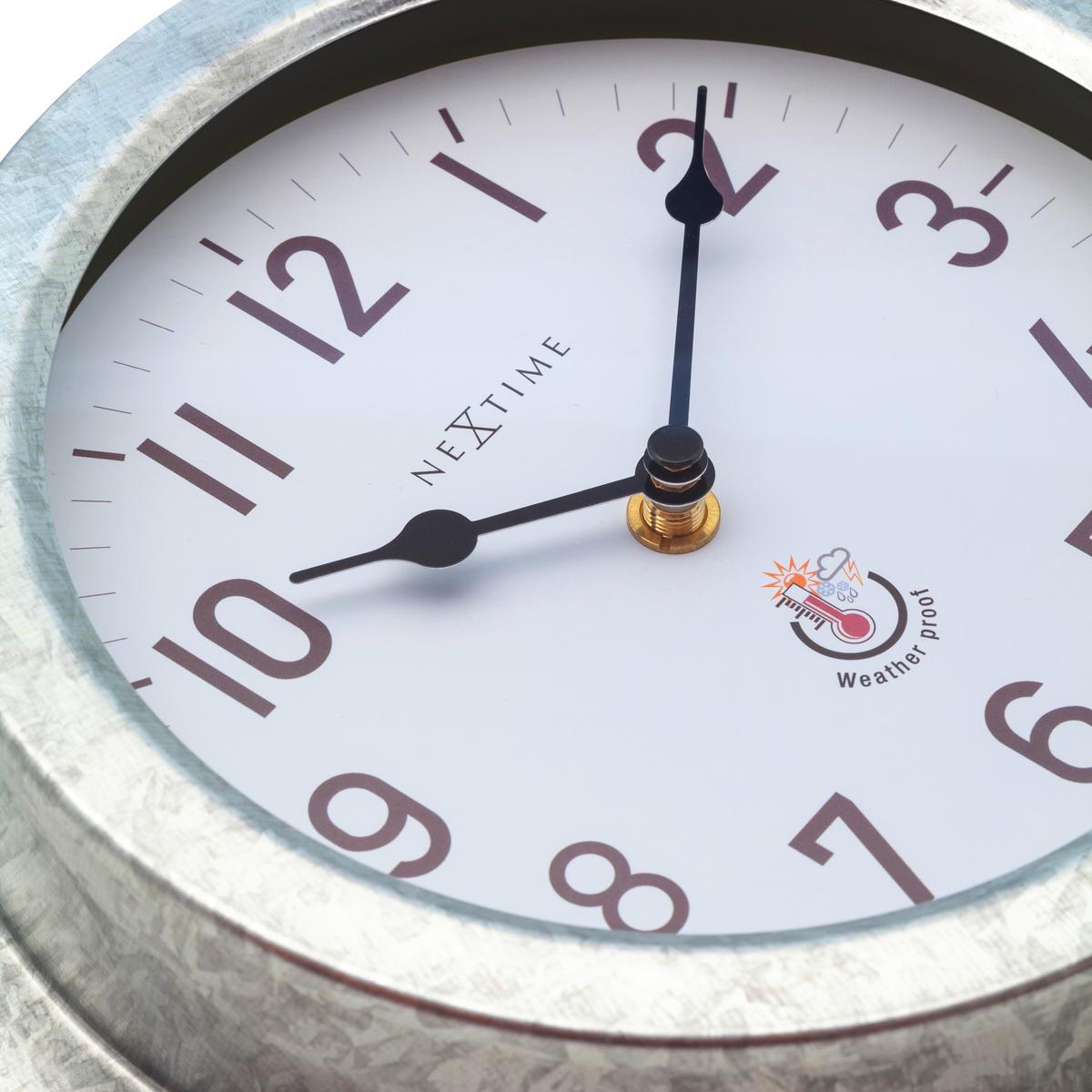 Wanduhr Poppy Silberfarben - Silberfarben, Basics, Metall (22/22/5,5cm)