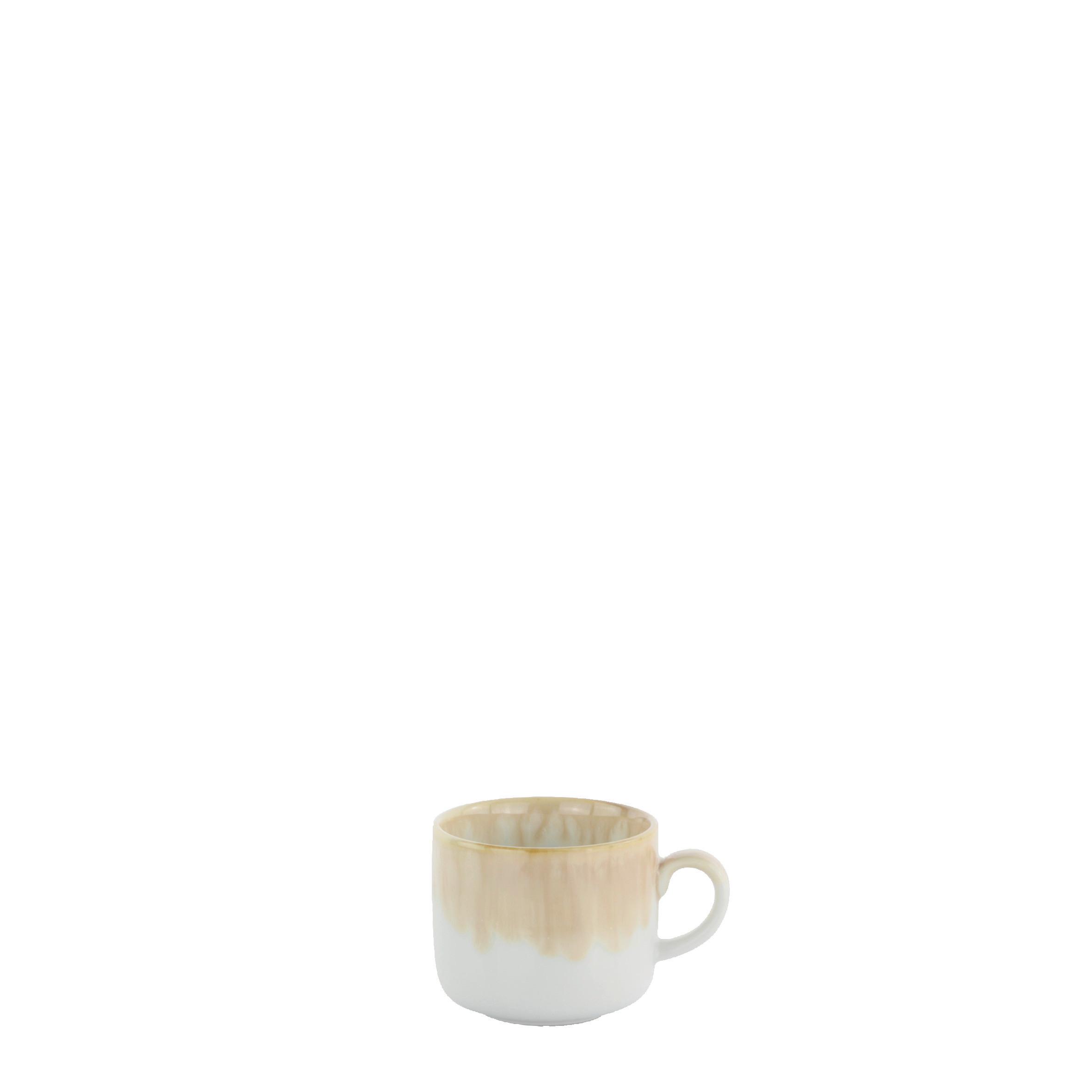 Espresso Csésze És Csészealj Saturn - bézs, Modern, kerámia - Mömax