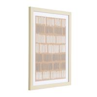 Druckgrafik Roberval Multicolor ca.33x43cm - Eichefarben/Terracotta, Trend, Glas/Papier (33/1,6/43cm) - Eglo