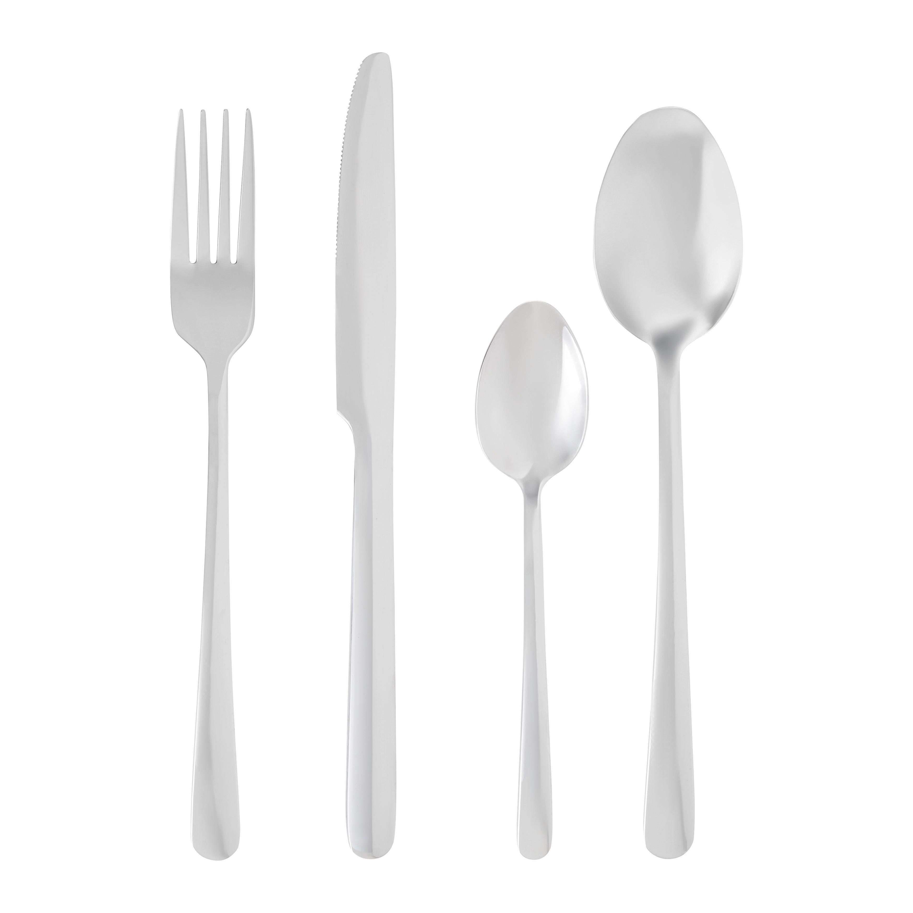 Pribor Za Jelo Set 60/1 Lucy - boja nerđajućeg čelika, Moderno, metal - Mömax