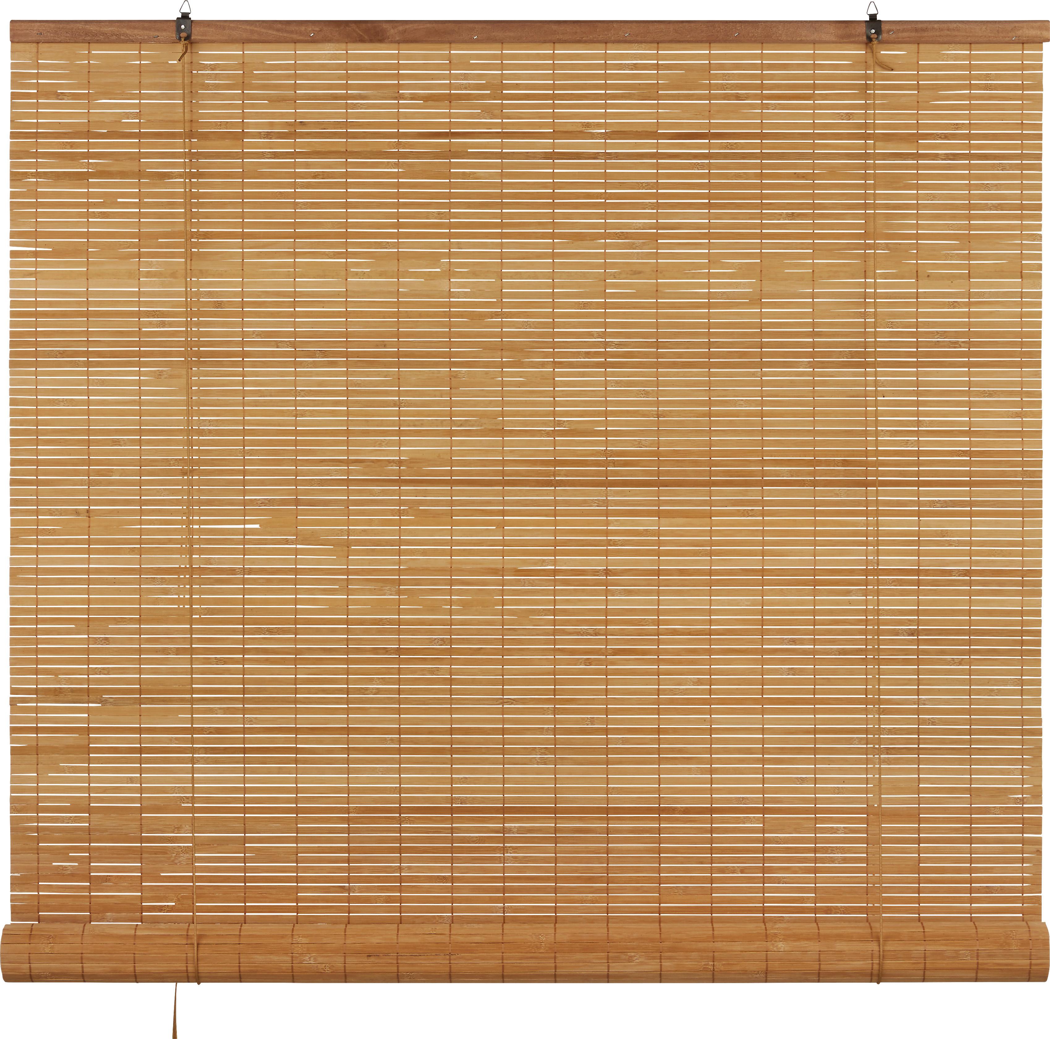 Rollo Woody Braun ca. 120x180cm - Braun, LIFESTYLE, Holz (120/180cm) - Modern Living