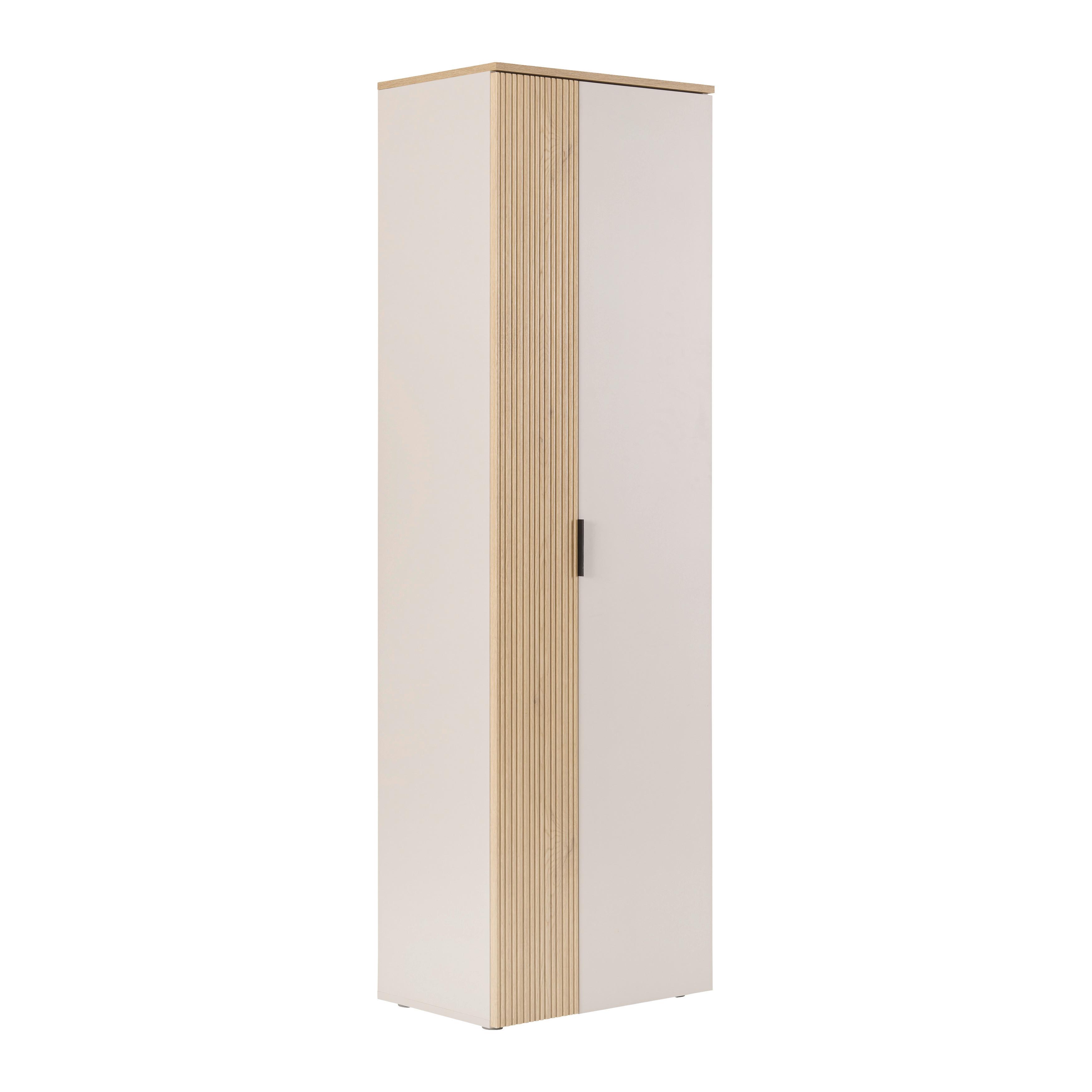 Garderobni Ormar Cannes - kašmir/boja hrasta, Moderno, pločasti materijal/plastika (60/195/40cm) - Modern Living