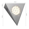 Unterbauleuchten-Set Helena max. 2,5 Watt - Silberfarben, Metall (14/12,5/4,5cm) Unterbauleuchten-Set Helena max. 2,5 Watt - Silberfarben, Metall (14/12,5/4,5cm)