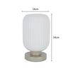 BORDSLAMPA EXI - vit/sandfärgad, Modern, metall/glas (14/24cm) - Mömax