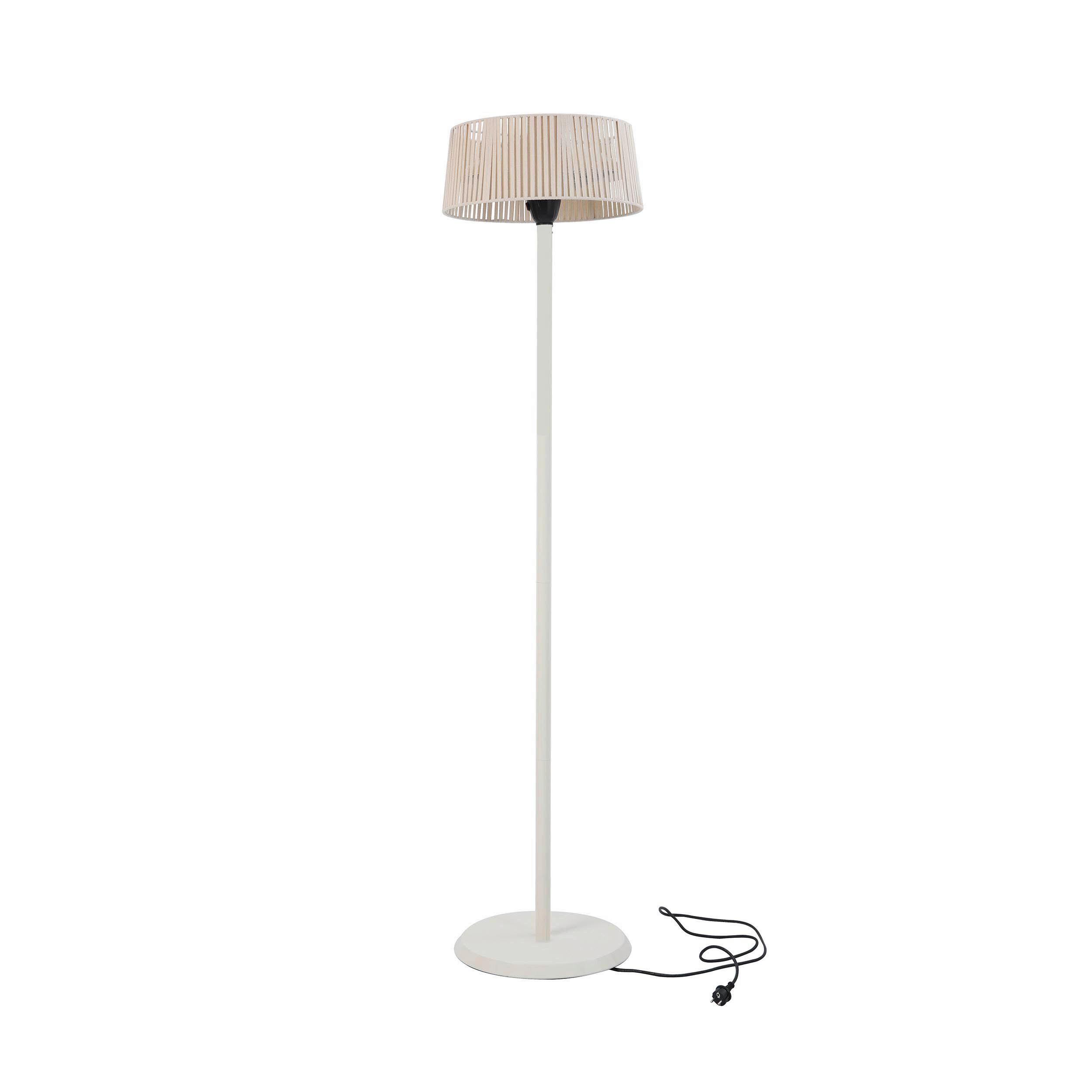 Terrassenstrahler Zen Beige - Beige, Basics, Glas/Kunststoff (50/208/50cm)