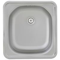 Pomivalno Korito Dallas, 46,5x43,5cm - barve nerjavečega jekla, Basics, kovina (46,5/15,5/43,5cm) - Respekta