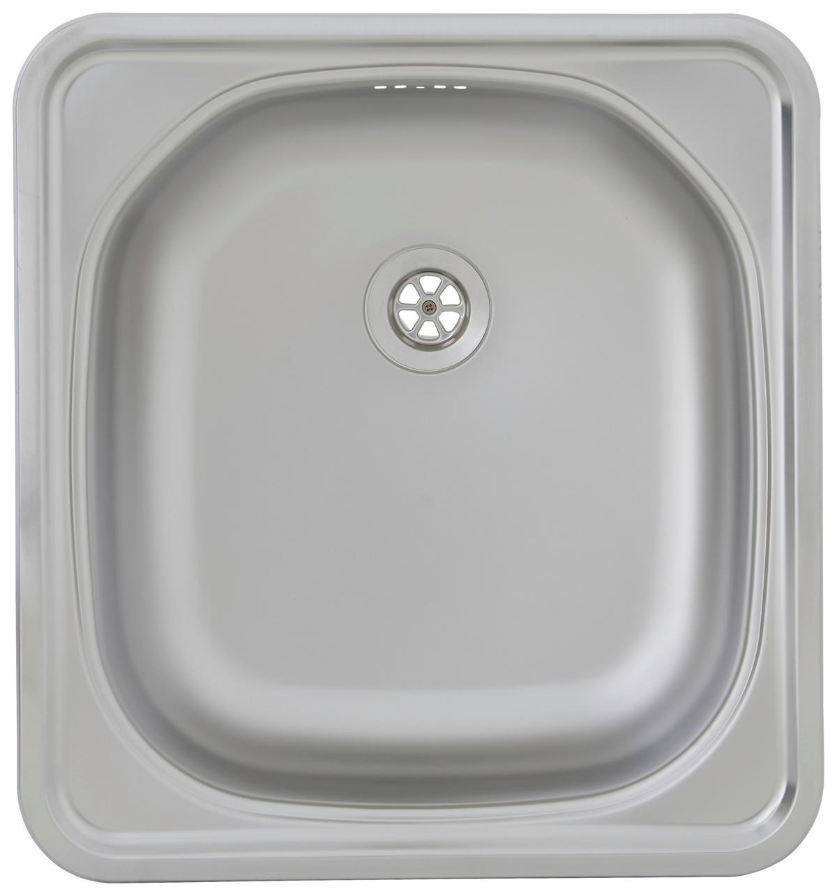 Pomivalno Korito Dallas, 46,5x43,5cm - barve nerjavečega jekla, Basics, kovina (46,5/15,5/43,5cm) - Respekta