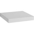 Falipolc Simple - Fehér, modern, Faalapú anyag (23,5/3,8/23,5cm)