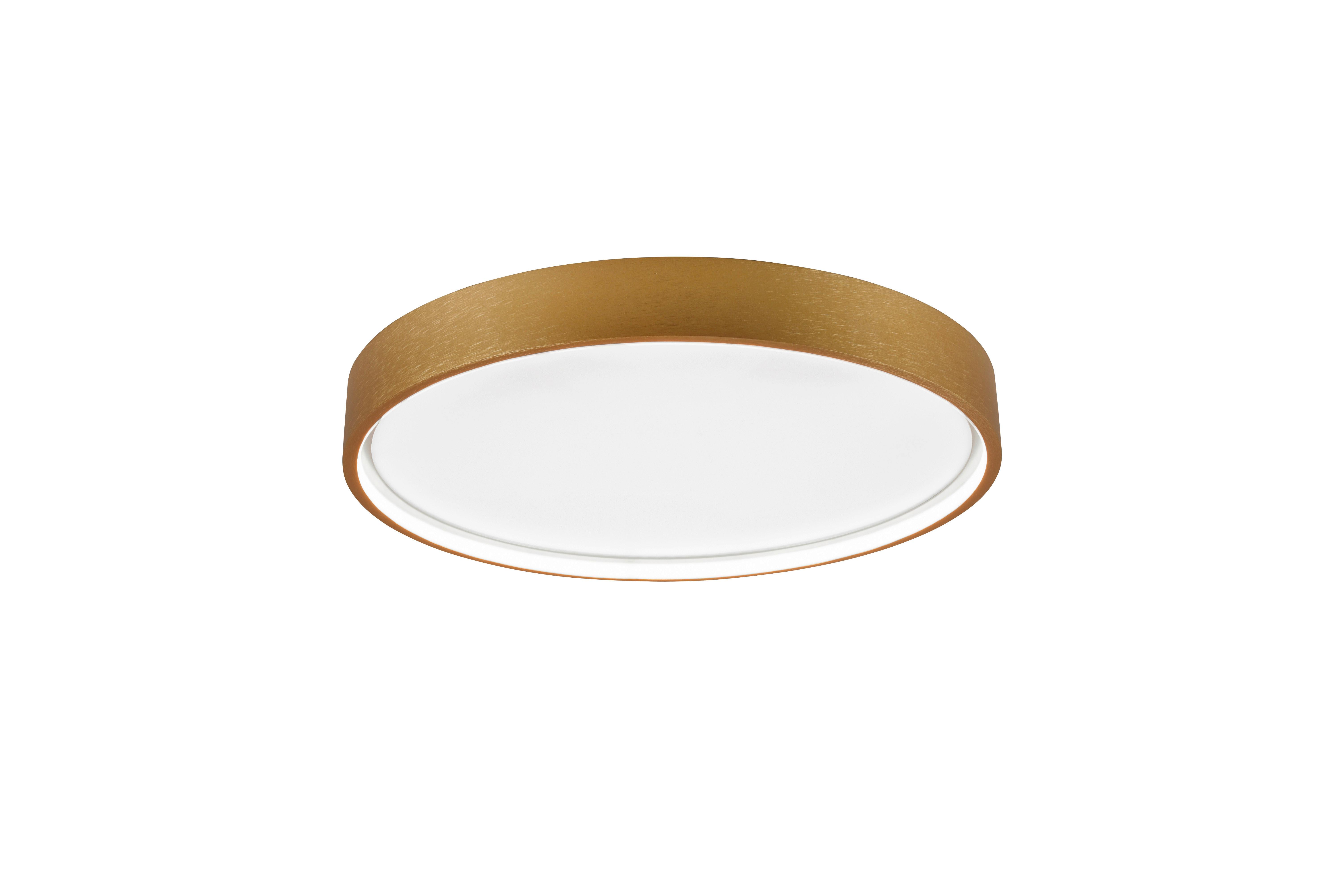 LED-Deckenleuchte Doha in Messingfarben max. 29 Watt - Messingfarben, KONVENTIONELL, Metall (45/5,5cm) - Trio Leuchten