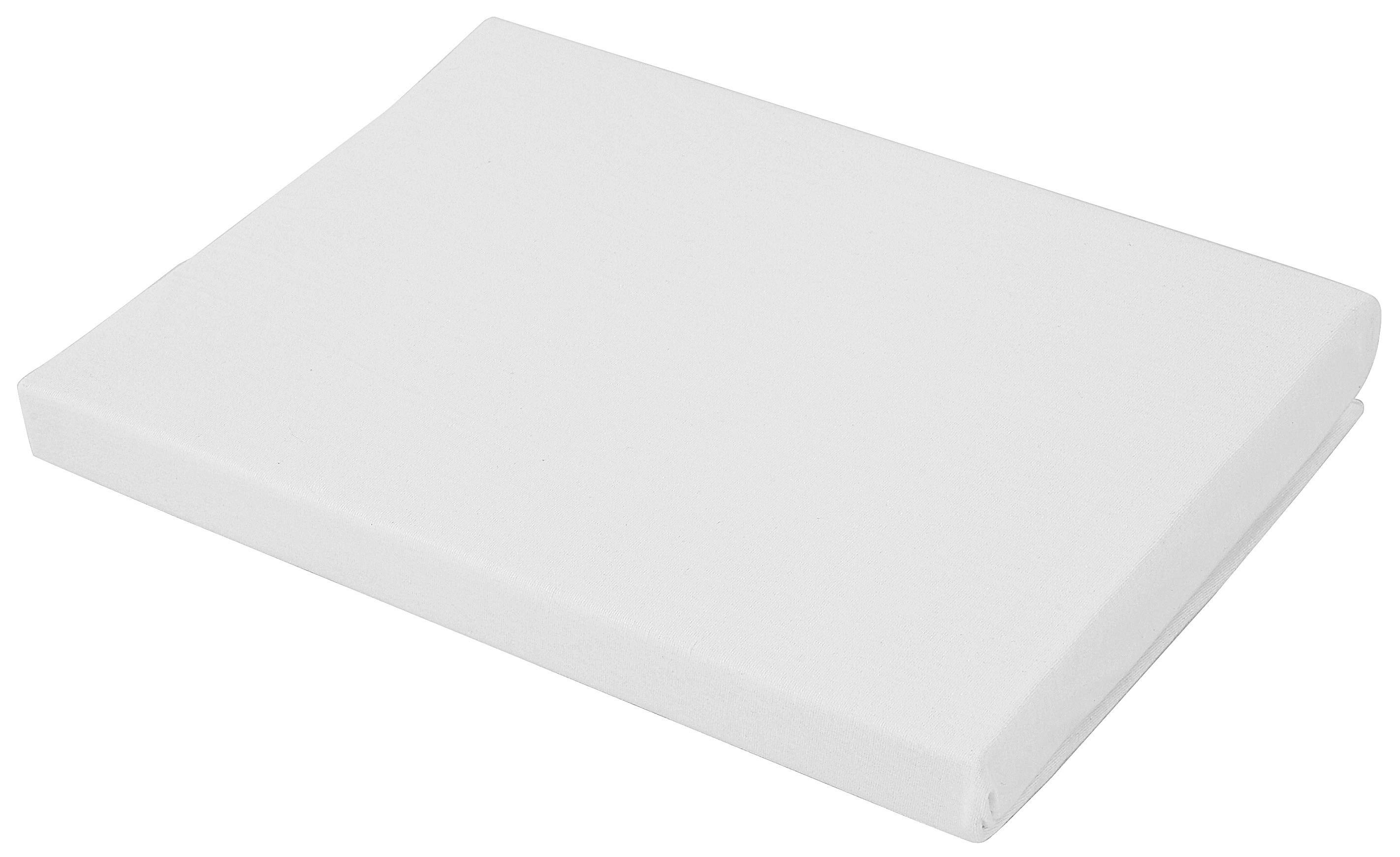 Cearşaf cu elastic basic - alb, textil (100/200cm) - Modern Living