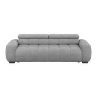 Velika Sofa Bull - siva/crna, Trend, tekstil/plastika (248/77-97/108cm) - Luca Bessoni
