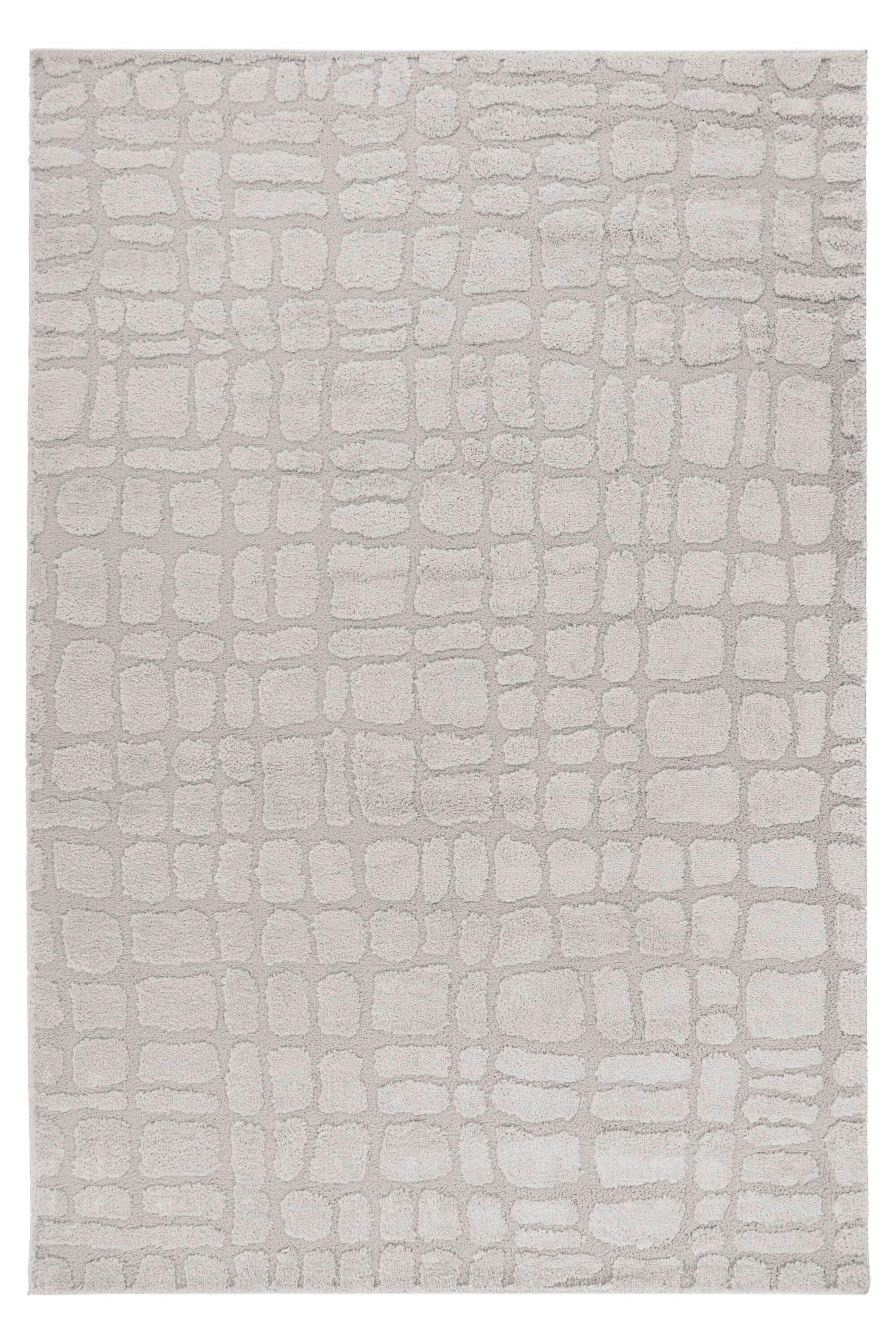 Ravno Tkana Preproga Angel, Srebrna, 80x150 - srebrne barve, Basics, tekstil (80/150cm) - Kayoom