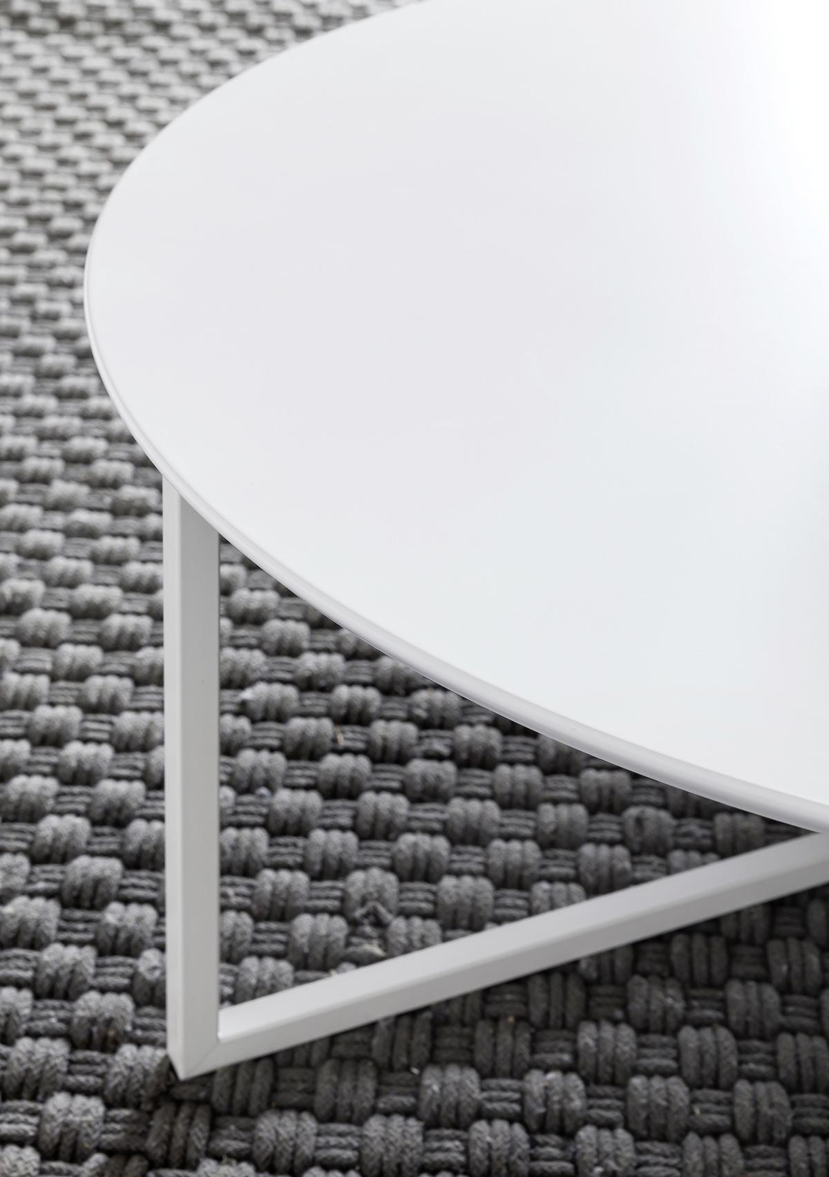 Klubska Miza Wl5.240 - bela, Design, kovina/leseni material (80/80/33cm) - MID.YOU