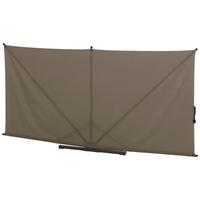 Sichtschutz Anthrazit/Taupe BH 280 x150 cm - Taupe/Anthrazit, KONVENTIONELL, Textil/Metall (280/150cm) - Siena Garden