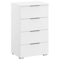 NOPTIERA ALABAMA - alb, Modern, material pe bază de lemn (47/81/42cm) - Modern Living