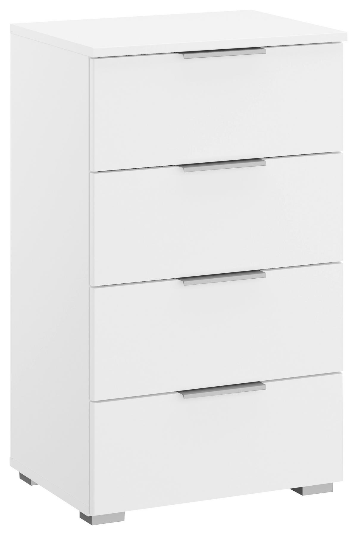 NOPTIERA ALABAMA - alb, Modern, material pe bază de lemn (47/81/42cm) - Modern Living