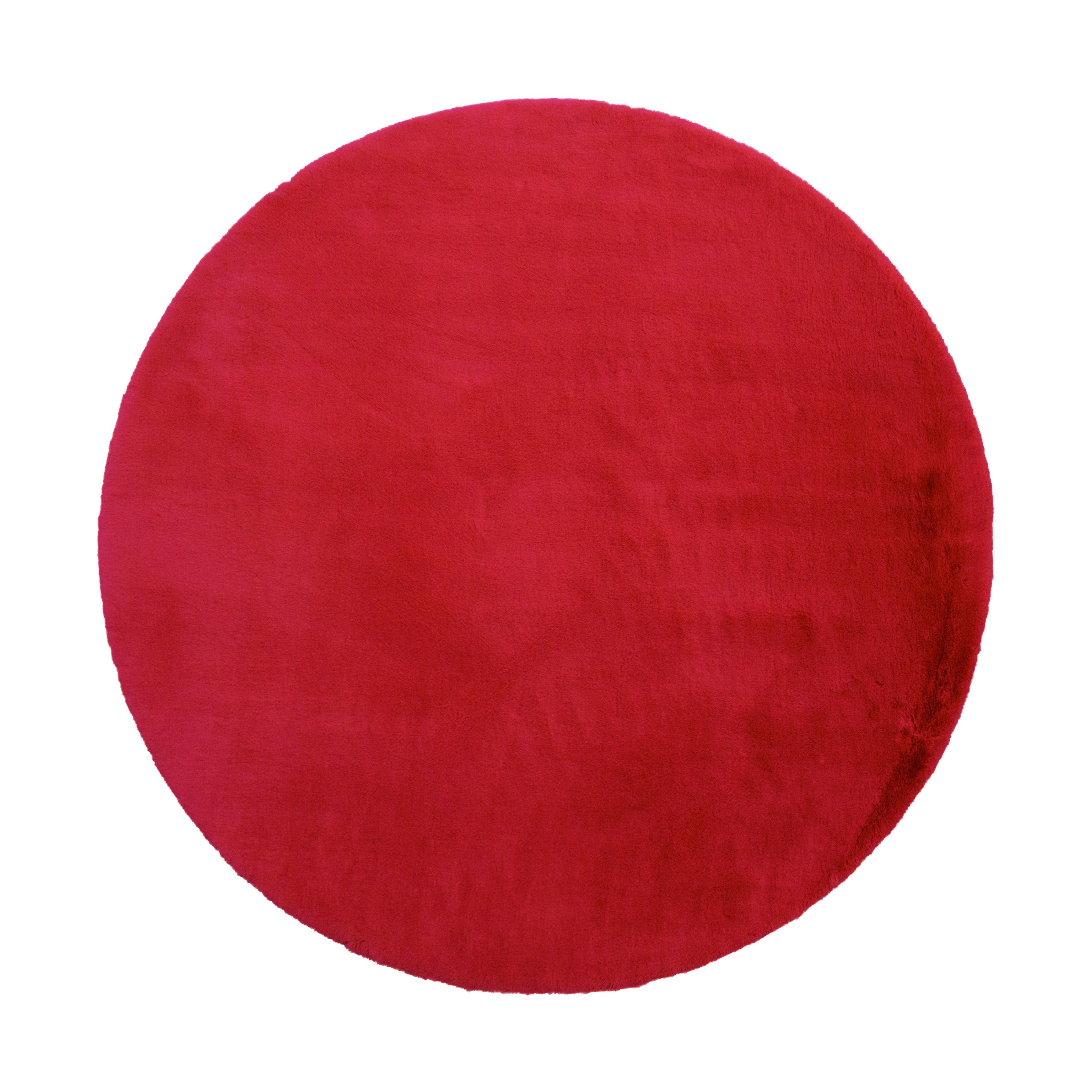 Műszőrme Caroline 120cm - piros, Modern, textil (120cm) - Mömax