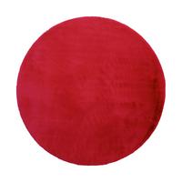 Műszőrme Caroline 120cm - piros, Modern, textil (120cm) - Mömax