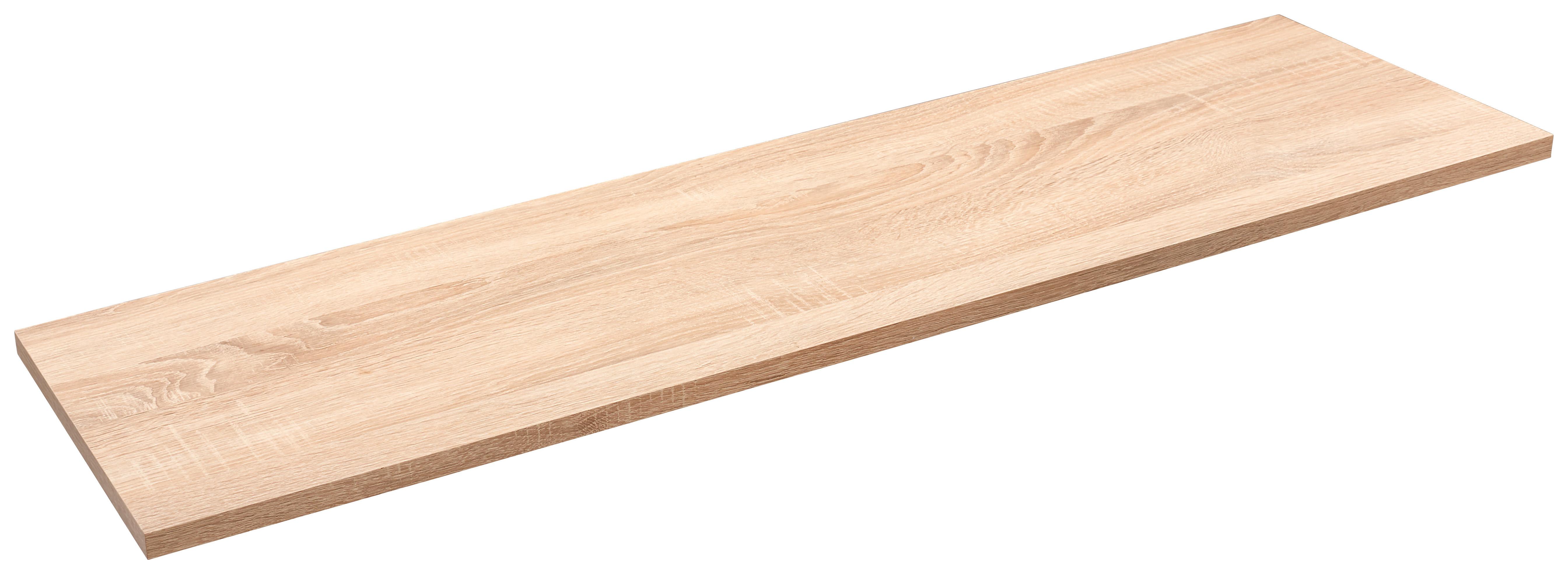 Falipolc Tölgy Szín 120/30 Skate - Sonoma tölgy, Modern, faalapú anyag (120/1,6/30cm)