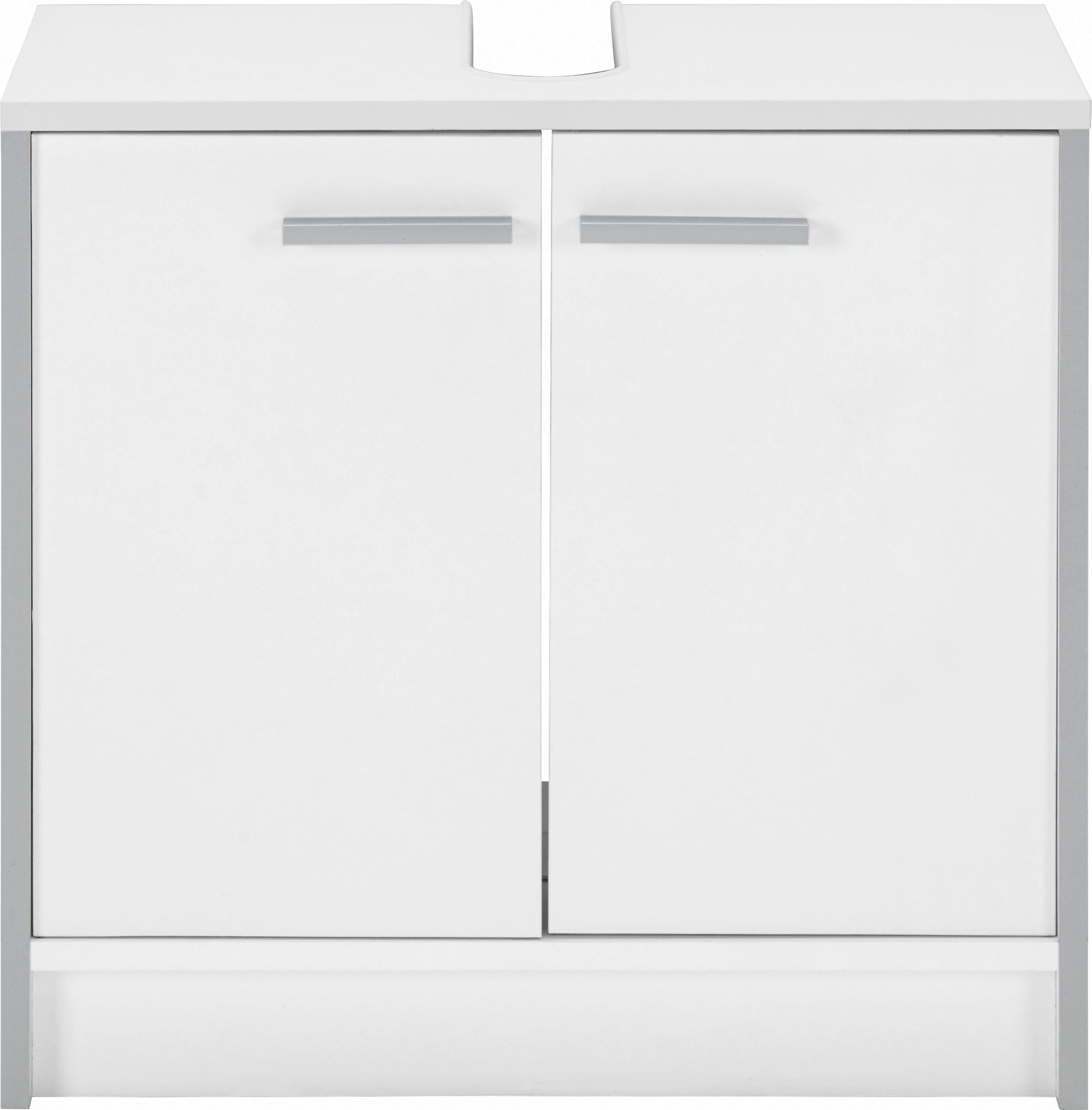 Waschbeckenunterschrank in Perlweiss - Modern, Holzwerkstoff (60/56/29cm) - Based